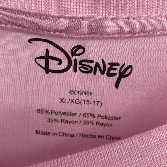 Disney Stitch Juniors Pink t-shirt Nope Not Today XL 15-17 - Picture 3 of 6